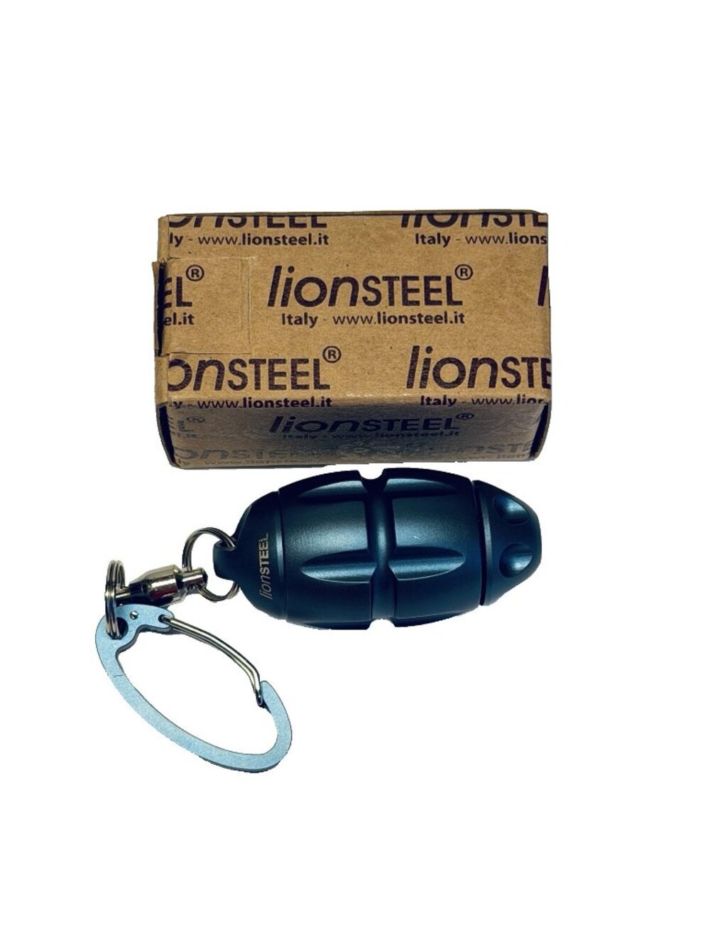 Lionsteel Eggie Keychain Blue Titanium Multitool Stainless Steel Bits EG-BL